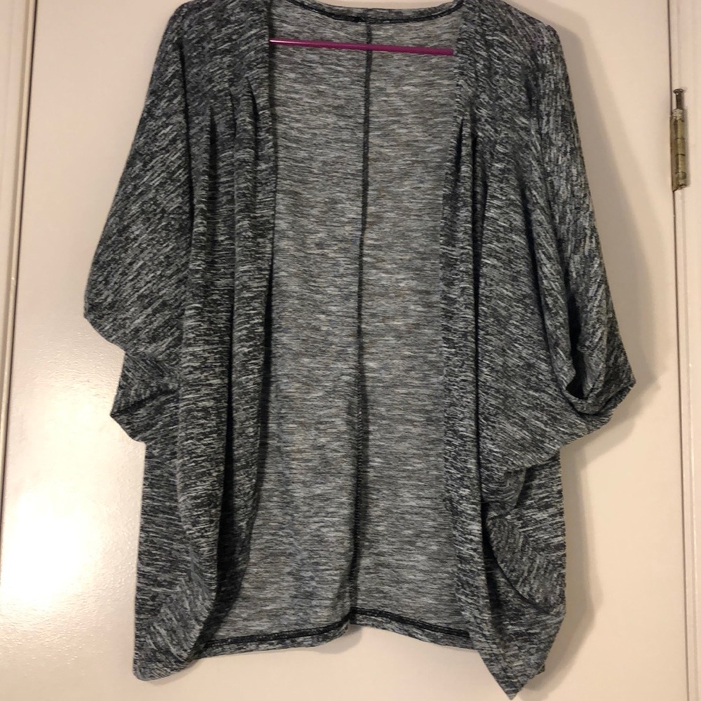 Gray cardigan